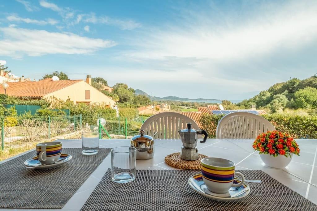 Sea View- 5 Minutes From The Beach Garden, Wi-Fi, Bbq Costa Rei Exterior photo